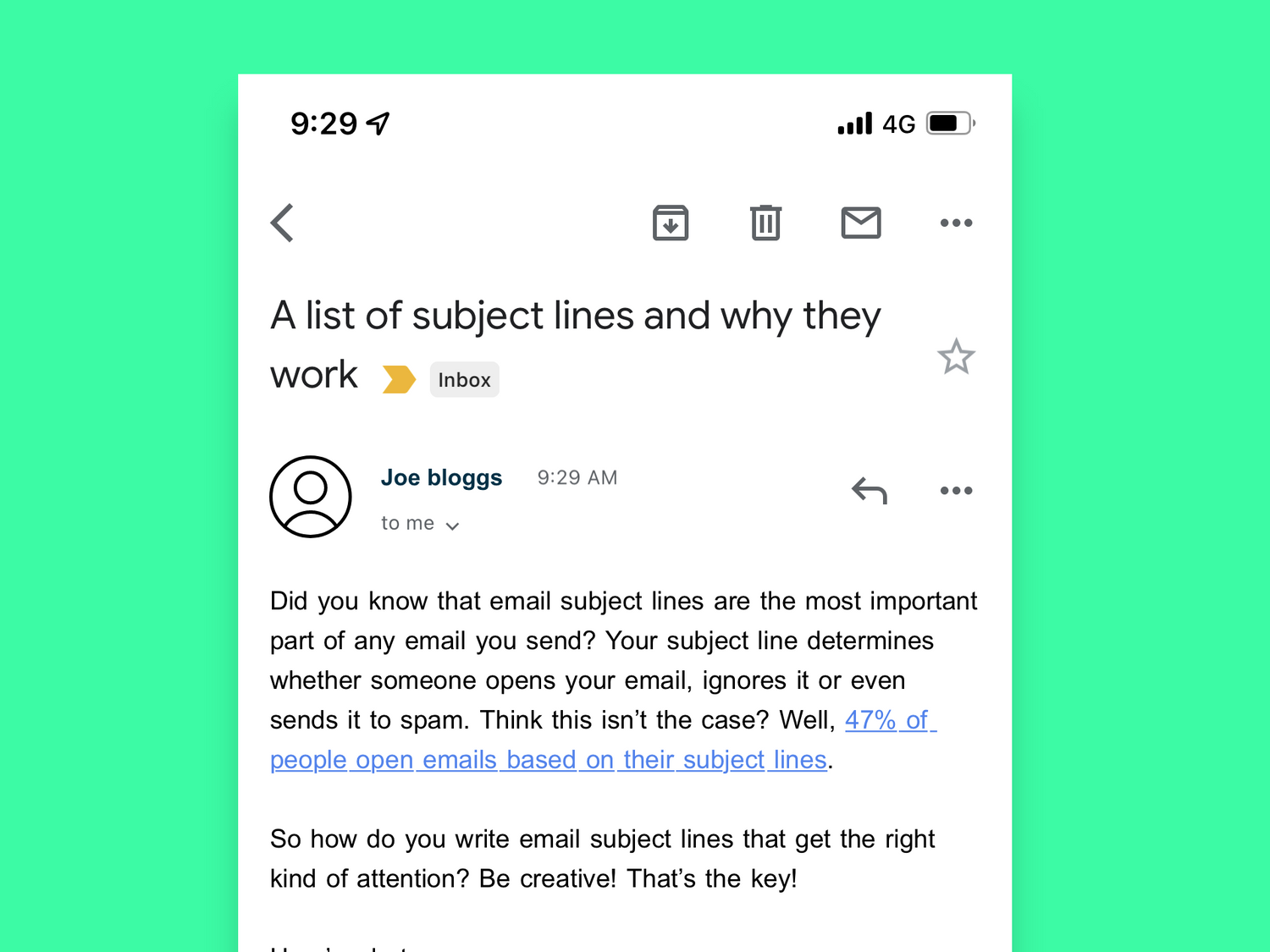 A (short) list of subject lines and why they work